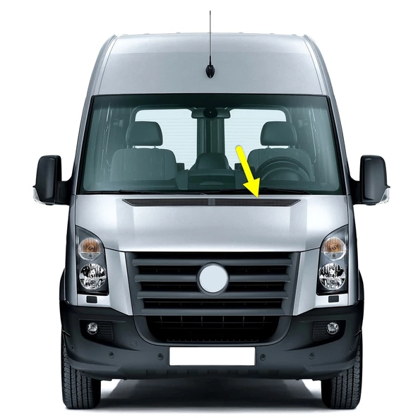 VW Crafter 2006-2012 Motor Kaputu Sol Üst Izgara Kapak 2E1864877C ürün görseli