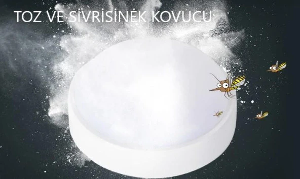 Horoz Artos 15W Yuvarlak Beyaz Led Nem Su Geçirmez Banyo Bahçe Modern Tavan Lambası Beyaz Işık 6500K - 3