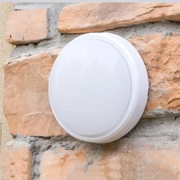 Horoz Artos 15W Yuvarlak Beyaz Led Nem Su Geçirmez Banyo Bahçe Modern Tavan Lambası Beyaz Işık 6500K - 5