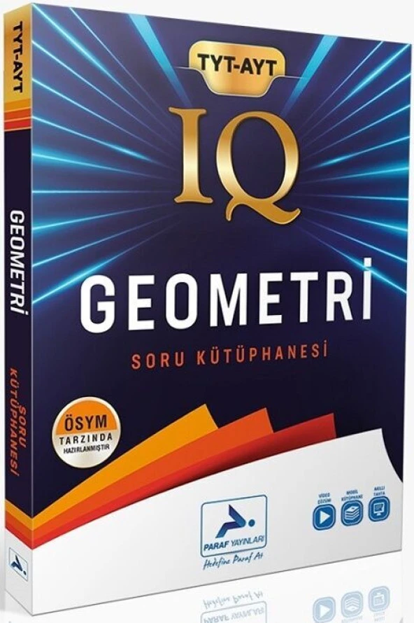 PRF PARAF YAYINLARI TYT-AYT IQ GEOMETRİ SORU KÜTÜPHANESİ