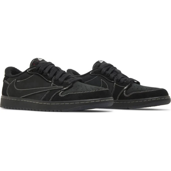 Nike ürdün 1 düşük x Travis Scott siyah Phantom