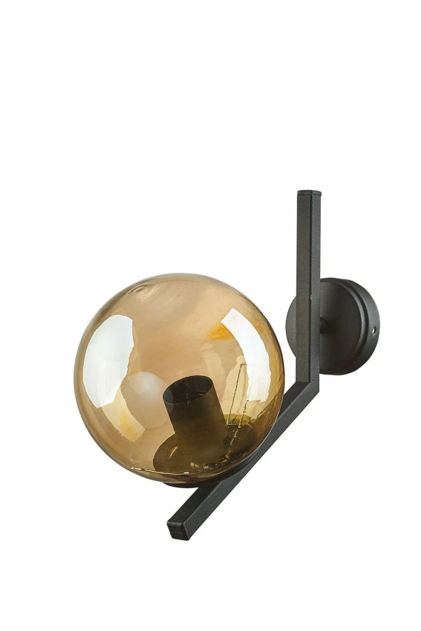 Ömür Avize Tanya Modern Tasarım Kapalı Globe Camlı Aplik