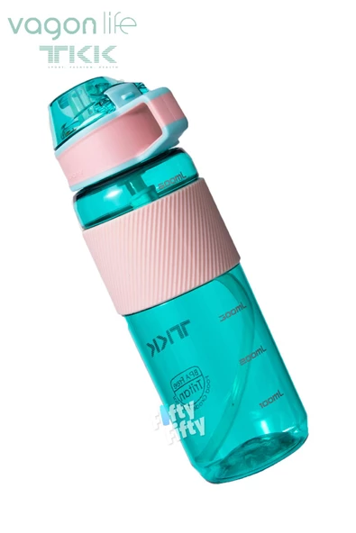 TKK 700 ML Kalın Isırılamaz Pipetli Bpa İçermeyen Taşıma Kulplu Tritan Su Matarası FFTKK1003-700ML - 11