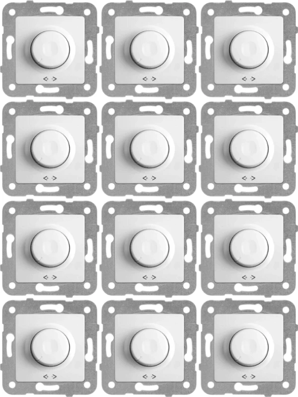 Viko Linnera Dimmer Beyaz (Çerçeve Dahil) 90440047 (12 Adet)