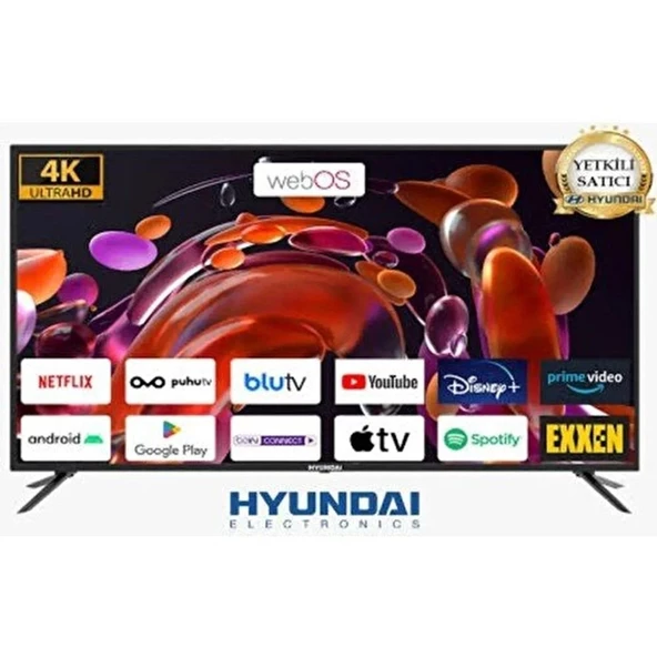 Hyundai 55HYN2205 4K Ultra HD 55" 140 Ekran Uydu Alıcılı webOS Smart LED TV