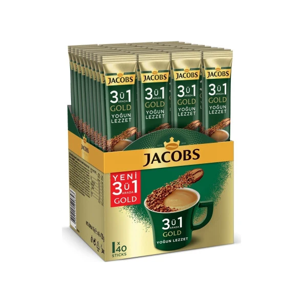 Jacobs 3ü1 Arada Kahve x 40 Adet