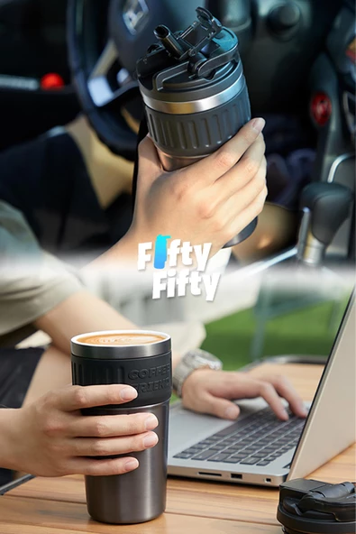 TKK 630 ML Özel Seri Çelik Mug Kahve Bardağı Pipetli/Rahat İçim 6 Saat Sıcak/12 Saat Soğuk Termos -2023 630ML - 7