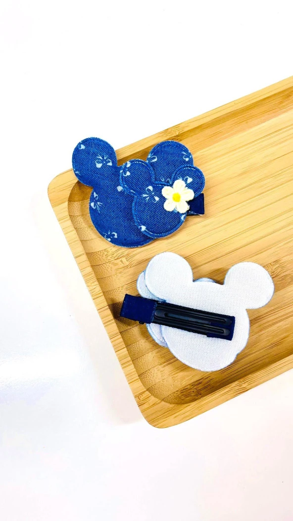 Minnie Kot Desenli Kız Çocuk Toka 3 - Resim 3