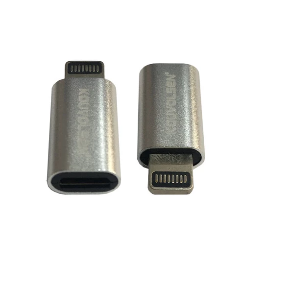 Mikro usb erkek to Lightning erkek çevirici şarj adaptörü - Resim 2