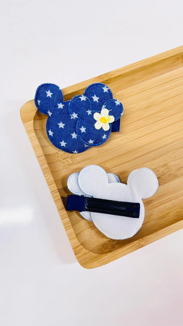 Minnie Kot Desenli Kız Çocuk Toka 4 - Resim 3