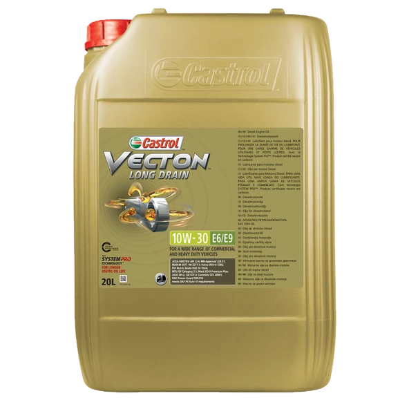 CASTROL VECTON LONG DRAIN 10W-30 E6-E9 20L