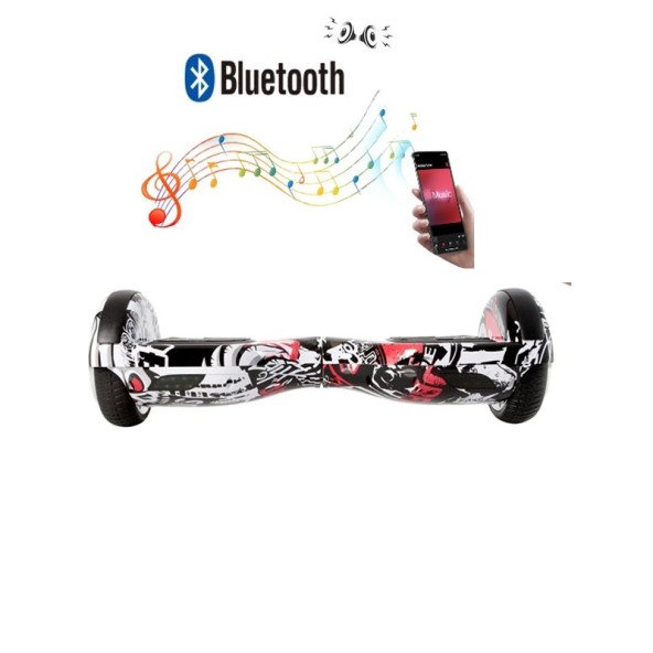Citymate Elektrikli Kaykay Hoverboard Bluetooth 6.5 Inch Desen-06 - 2