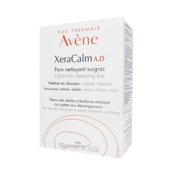 Avene XeraCalm A.D Pain Surgras 100 gr - Çok Kuru Ciltler için Besleyici Katı Sabun