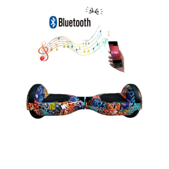 Citymate Elektrikli Kaykay Hoverboard Bluetooth 6.5 Inch Desen-11 - 3