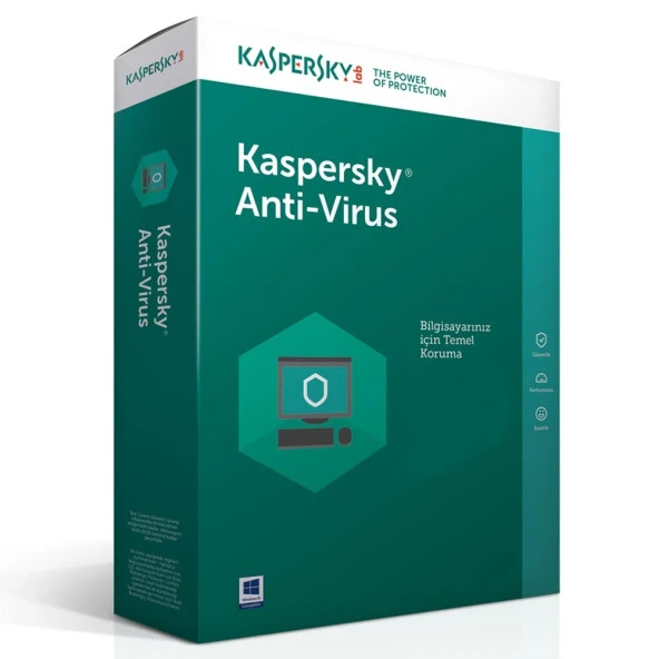 KASPERSKY ANTI-VIRUS 3 KULLANICI 1 YIL