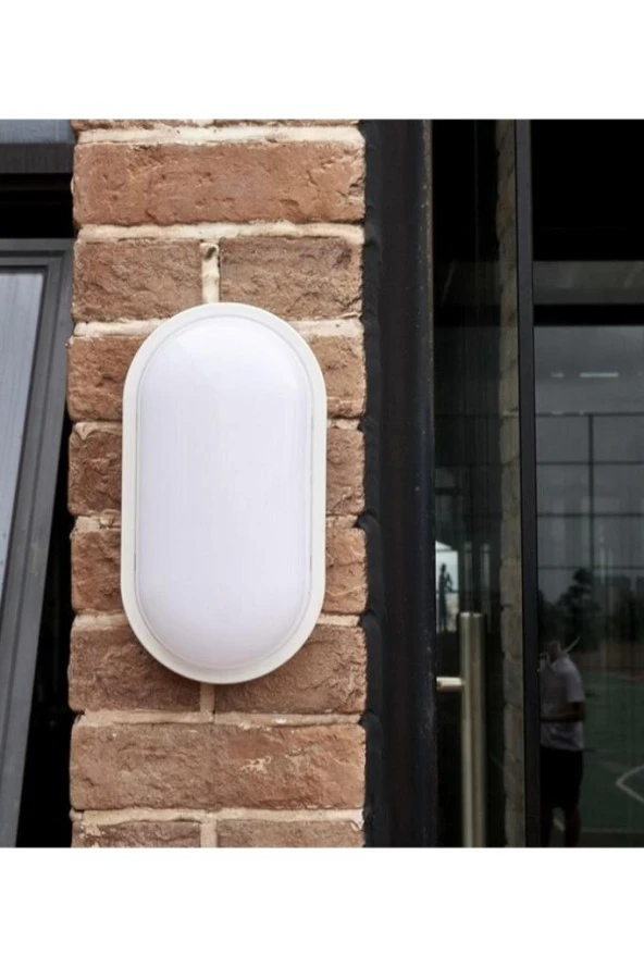 Horoz Aydos 20W Oval Beyaz  Led Nem Su Geçirmez Banyo Bahçe Modern Tavan Lambası Beyaz Işık  Modern Tavan Lambası - 7