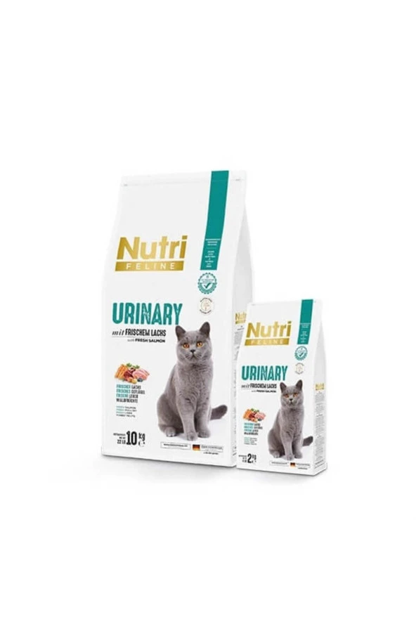 Nutri Feline Urinary Böbrek Sağlığı Destekleyici Somonlu Düşük Tahıllı Yetişkin Kedi Maması 10 Kg