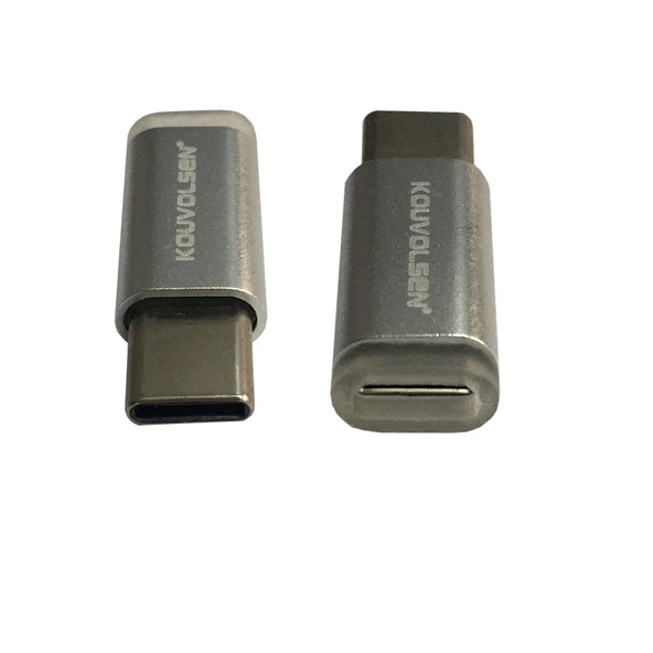 Mikro usb dişi to Type c erkek çevirici şarj adaptörü