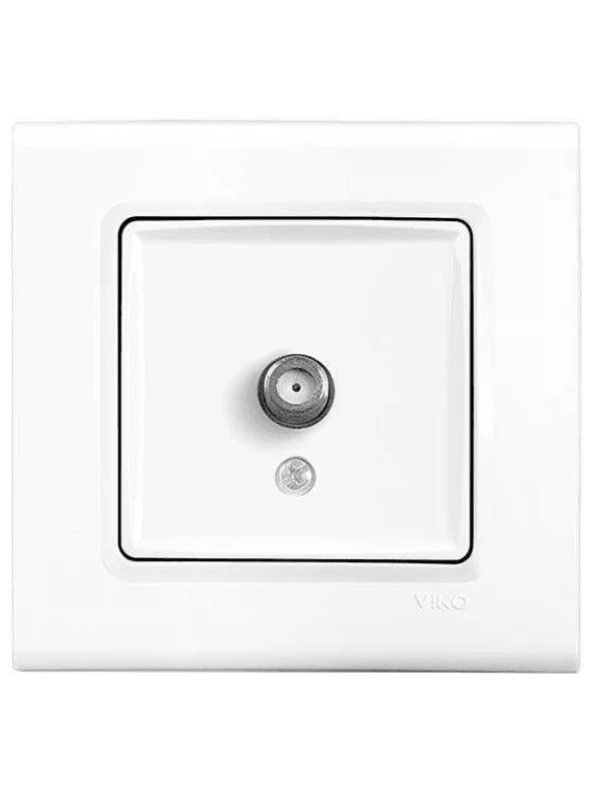 Viko Linnera Uydu Prizi F Konnektörlü Sonlu (Çerçeve Dahil) 90440096 - Resim 2