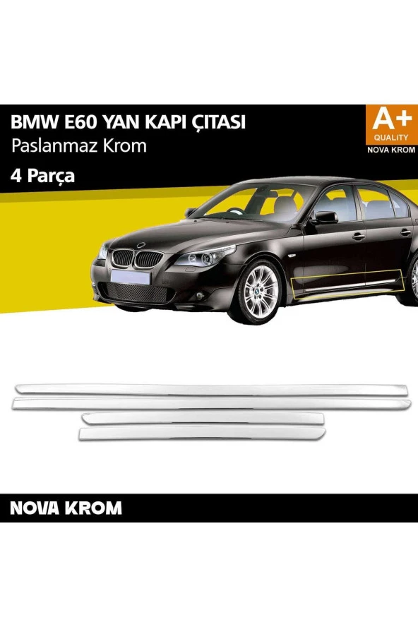 Bmw 5 Serisi E60 Krom Kapı Yan Çıtası 2005-2010