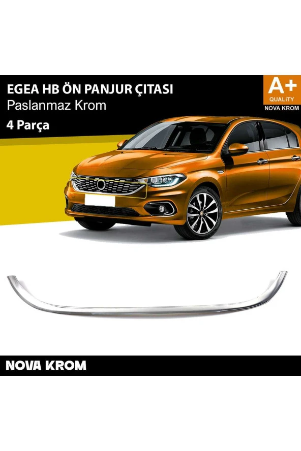 Fiat Egea HB Krom Ön Panjur Çıtası 2015-2020 ürün görseli 1