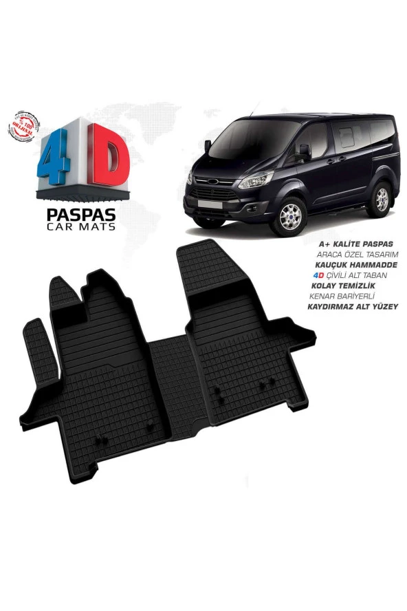 Ford Tourneo Custom 4D Havuzlu Paspas 2012 Üzeri A+Kalite - 1