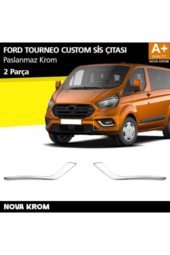 Ford Tourneo Custom Krom Sis Çıtası 2 Prç 2018 Üzeri ürün görseli 1