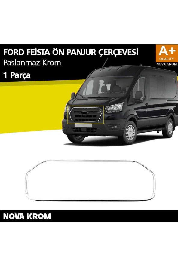 Ford Transit Krom Ön Panjur Çerçevesi 4 Prç. 2018 ve Üzeri ürün görseli 1
