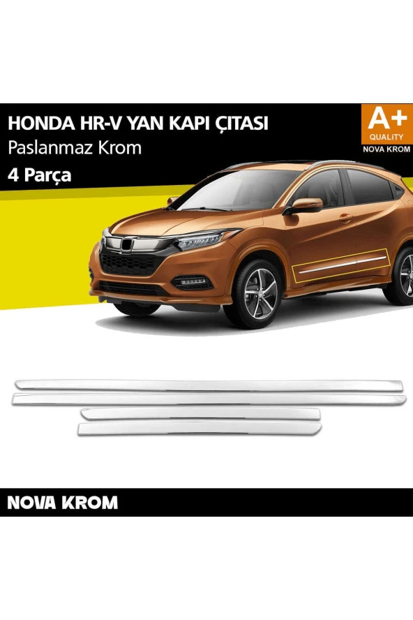 Honda Hr-V Krom Kapı Yan Çıtası 4 Prç 2016 Üzeri ürün görseli 1