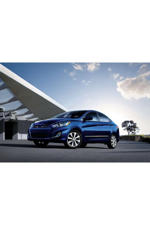 Hyundai Accent Blue Kapı Koruma Çıtası Krom 2011-2017