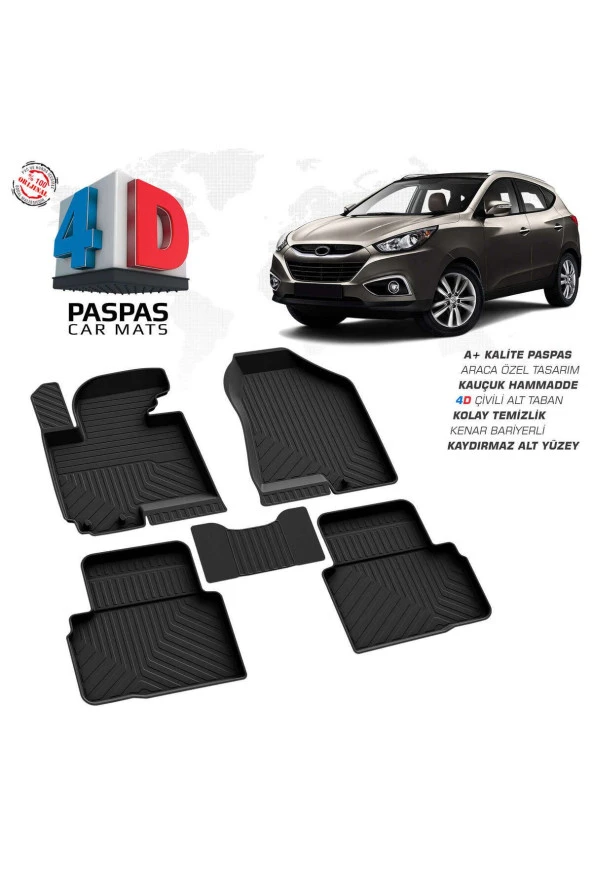 Hyundai ix35 4D Havuzlu Paspas 2010-2017 - 1