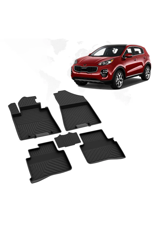 Kia Sportage 4D Havuzlu Paspas 2016-2021 A+Kalite