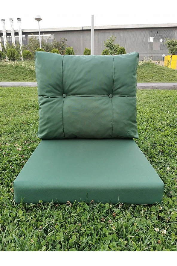 Almina Bahçe Balkon Ve Teras Oturma Grubu Yeşil Renk Döşeme - 4