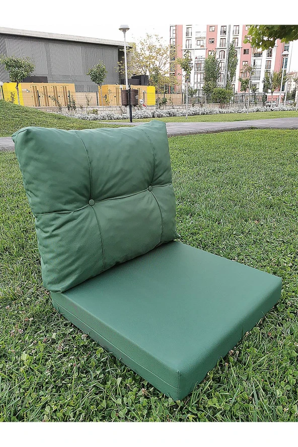 Almina Bahçe Balkon Ve Teras Takımı Tek Kişilik Yeşil Renk Döşeme - 3