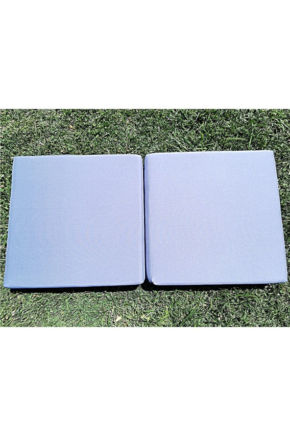 Almina Bahçe Balkon Ve Teras Oturma Minderi 2 Adet Mavi Renk Döşeme