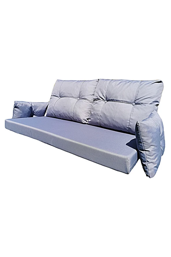 Almina Bahçe Balkon Ve Teras Takımı Çift Kişilik Mavi Renk Döşeme - 3