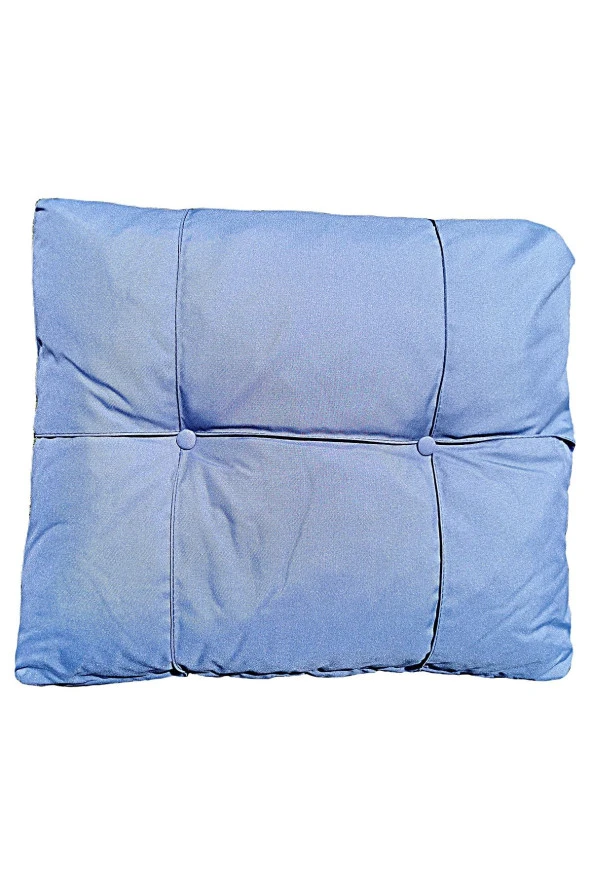 Almina Bahçe Balkon Ve Teras Takımı Tek Kişilik Mavi Renk Döşeme - 4