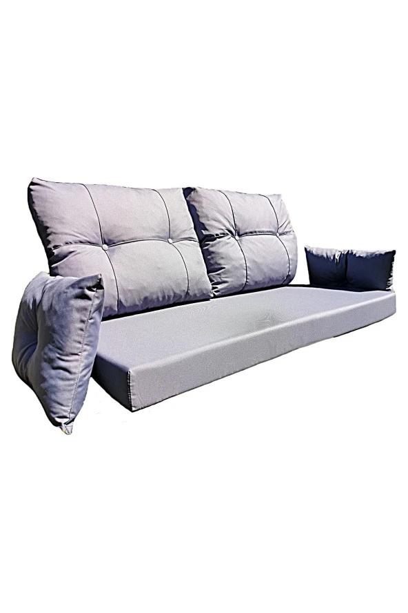 Almina Bahçe Balkon Ve Teras Takımı Çift Kişilik Mavi Renk Döşeme - 2