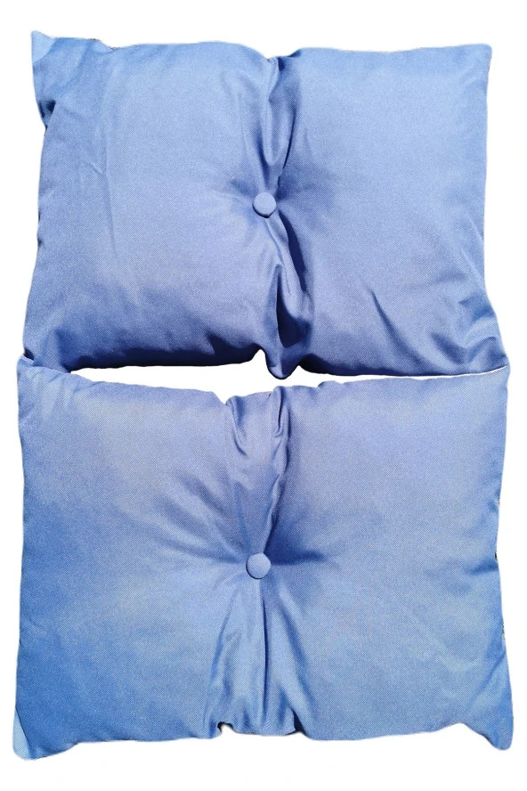 Almina Bahçe Balkon Ve Teras Takımı Çift Kişilik Mavi Renk Döşeme - 6