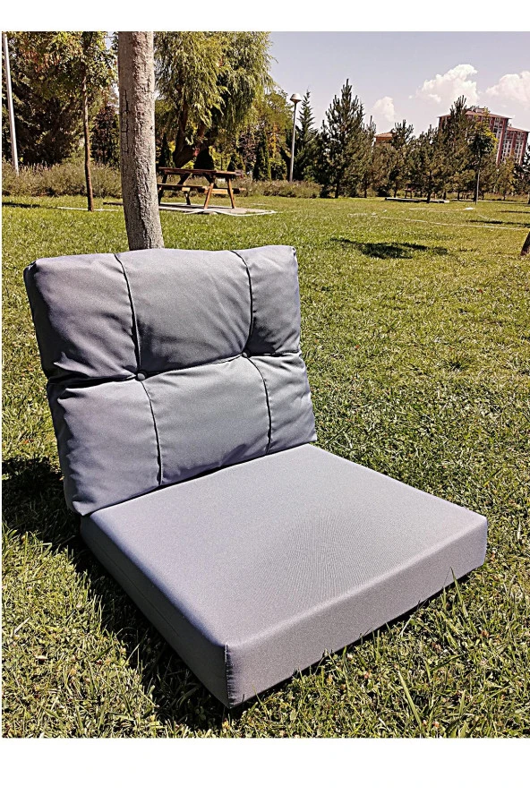 Almina Bahçe Balkon Ve Teras Oturma Grubu Mavi Renk Döşeme - 4