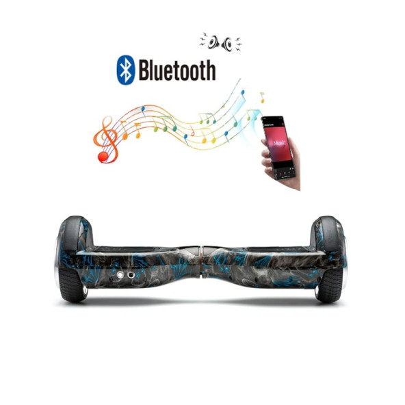 Citymate Elektrikli Kaykay Hoverboard Bluetooth 6.5 Inch Desen18 - 2