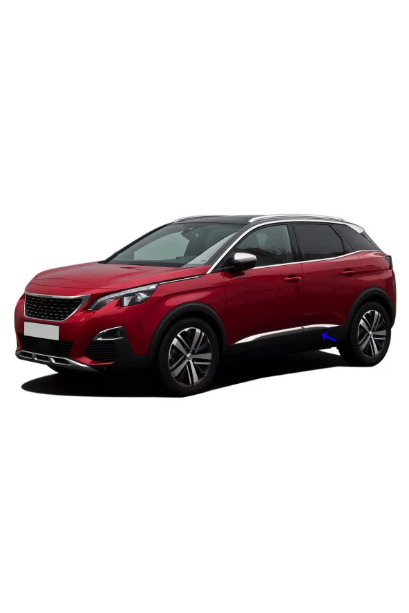 Peugeot 3008 Krom Yan Kapı Çıtası 4 Prç. 2016 Üzeri ürün görseli 1