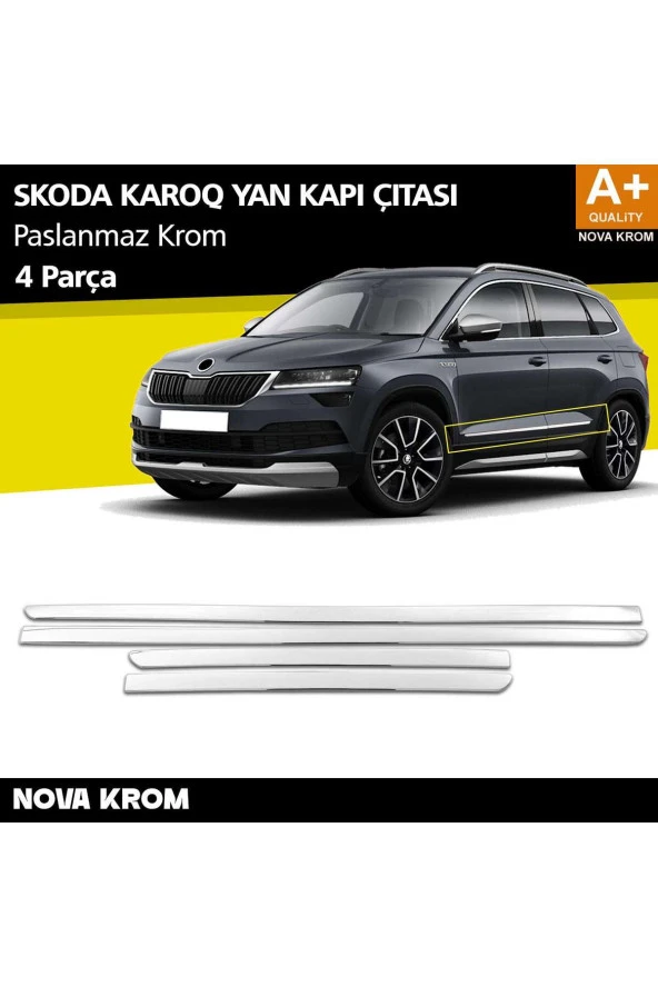 Skoda Karoq Krom Kapı Yan Çıtası 4 Prç 2017 Üzeri ürün görseli 1
