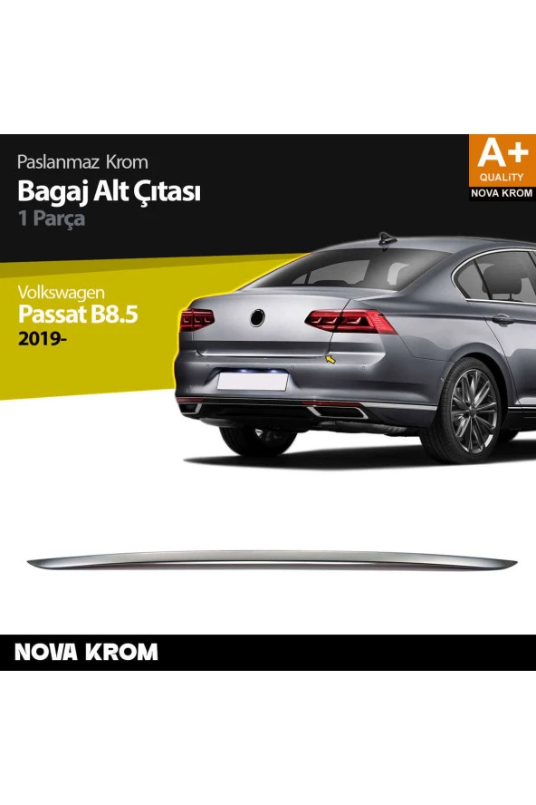VW Passat B8.5 Krom Bagaj Alt Çıtası 2019 ve Üzeri ürün görseli 1