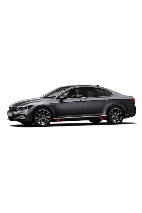 VW Passat B8.5 Krom Yan Kapı Çıtası 8 Parça 2019 ve Üzeri