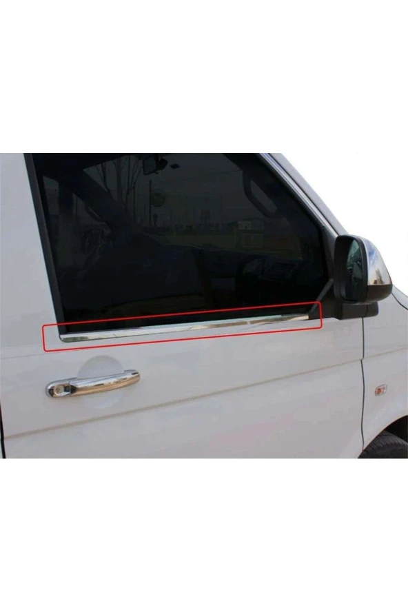 VW T5 Caravelle Krom Cam Çıtası 2 Prç 2004 Üzeri