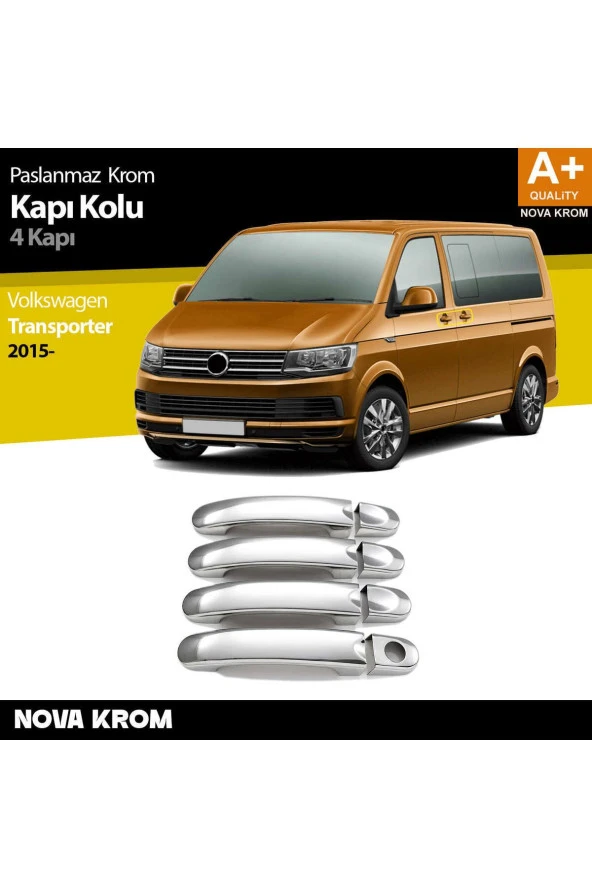 VW T6 Transporter Krom Kapı Kolu 4 Kapı 2015 Üzeri ürün görseli 1