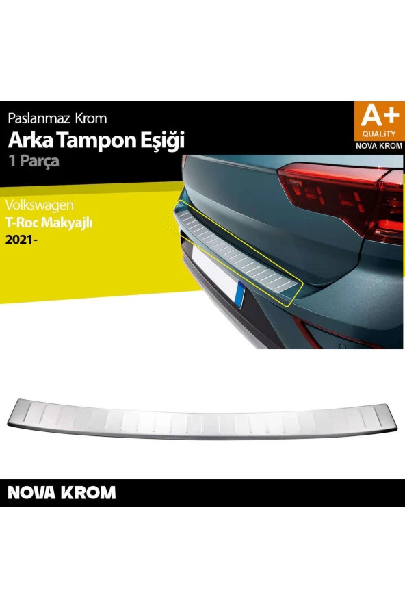 VW T-Roc Krom Arka Tampon Eşiği 2019 Üzeri