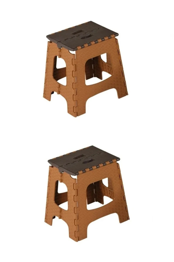 Piknik Seti Katlanır Taşınabilir Masa Ve Tabure Piknik Seti 2 Kişilik Taba Set - 2