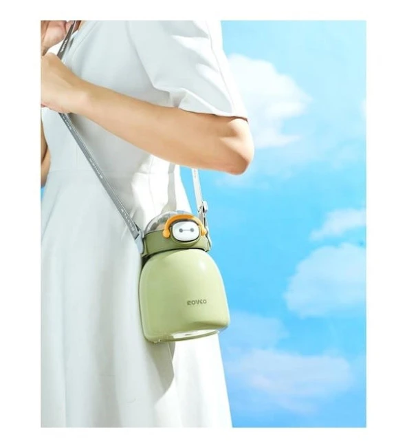 Rovco Çelik Matara 1000Ml Yeşil - 3